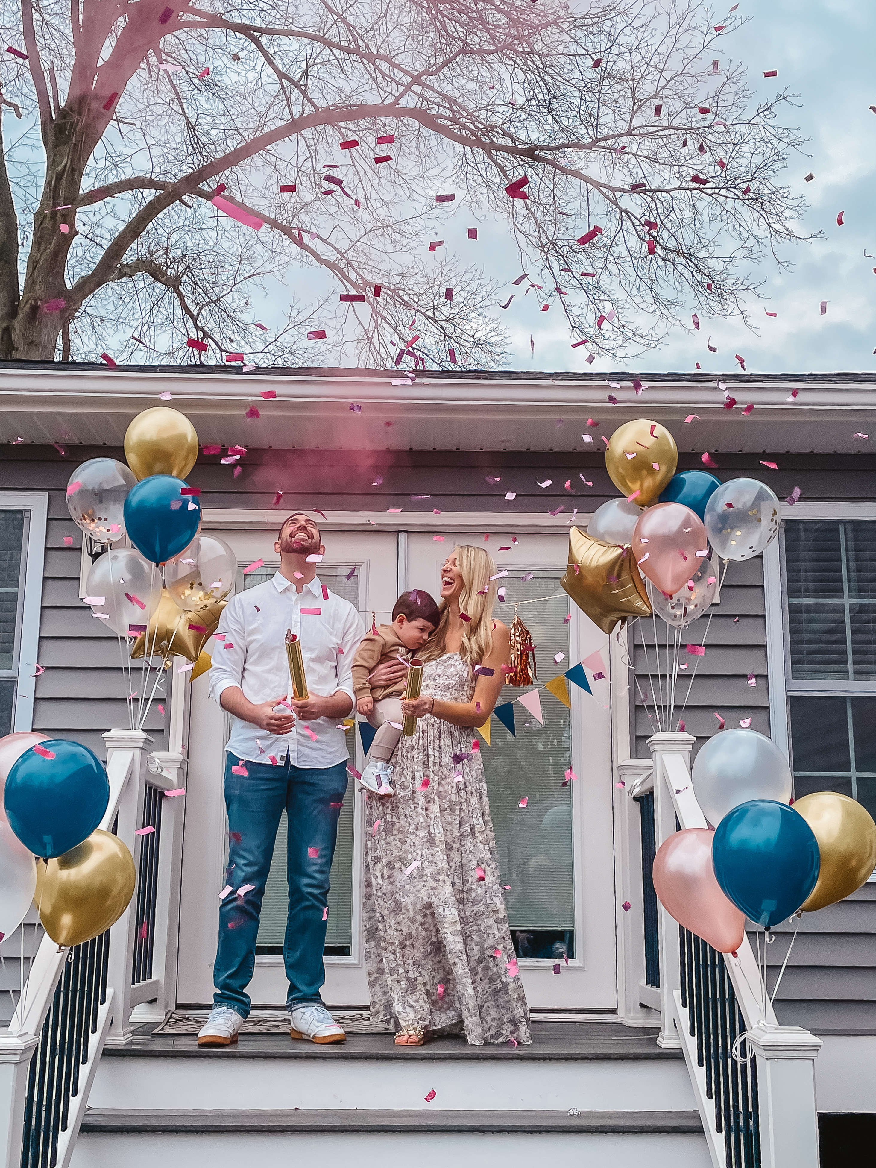 Gender reveal celebration